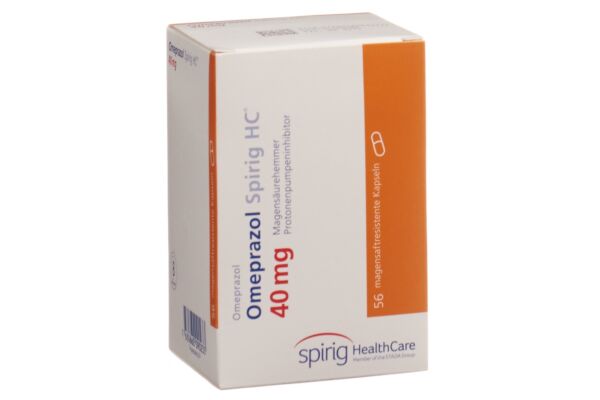 Oméprazole Spirig HC caps 40 mg bte 56 pce
