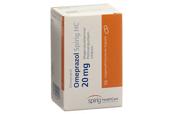 Oméprazole Spirig HC caps 20 mg bte 28 pce