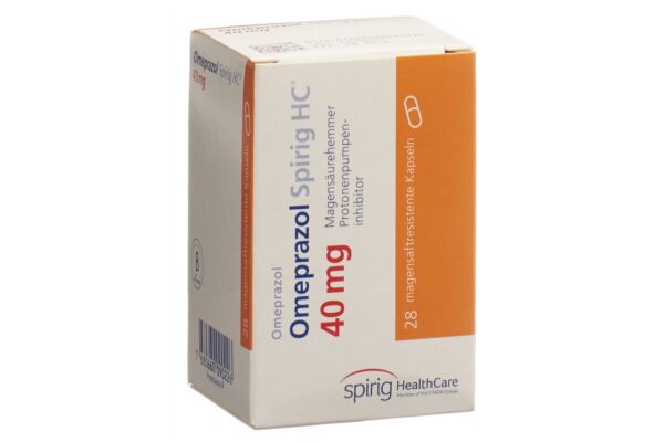 Oméprazole Spirig HC caps 40 mg bte 28 pce