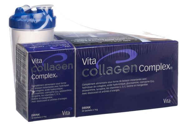 Vita Collagen Complex Trio 2x30 Stück + 10 Stück gratis