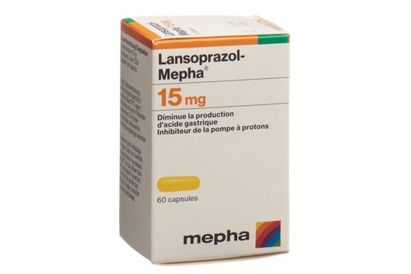 Lansoprazol-Mepha Kaps 15 mg Ds 60 Stk