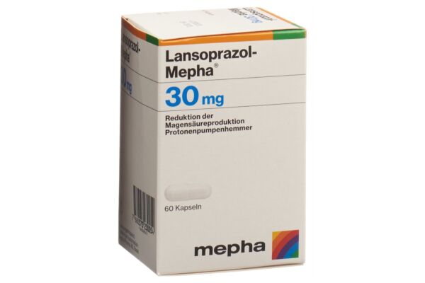 Lansoprazol-Mepha caps 30 mg bte 60 pce
