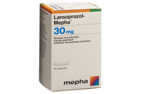Lansoprazol-Mepha caps 30 mg bte 60 pce