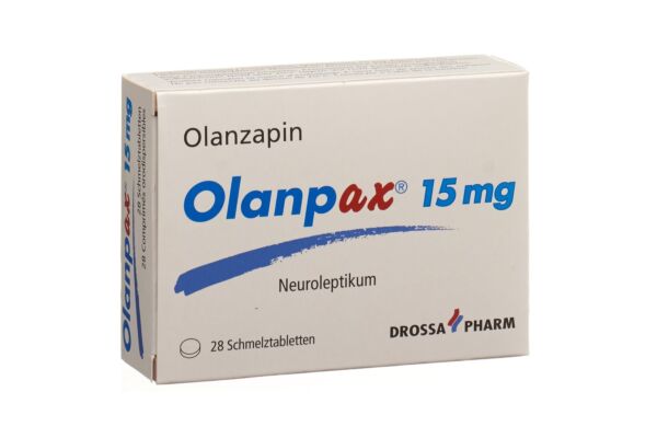 Olanpax cpr orodisp 15 mg 28 pce