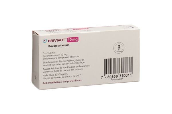 Briviact Filmtabl 10 mg 14 Stk
