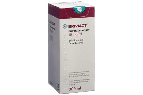 Briviact 10 mg/ml solution orale 300 ml