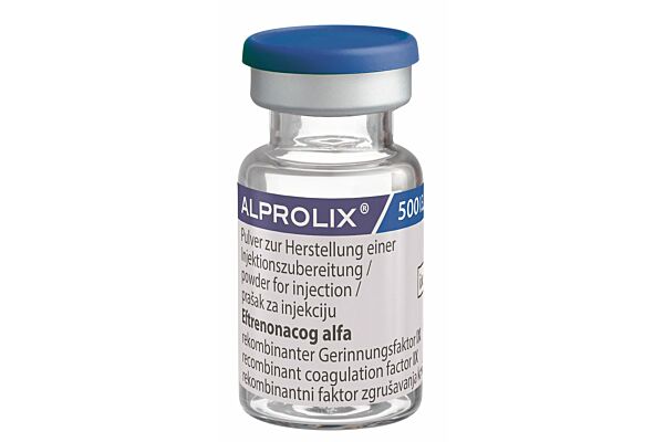 Alprolix subst sèche 500 UI avec solvant flac