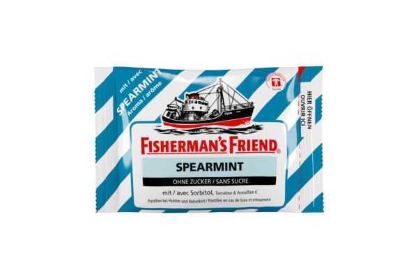 Fisherman's Friend spearmint pastilles sans sucre sach 25 g