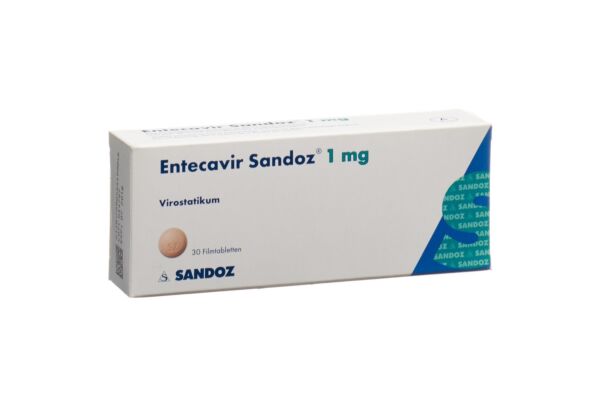 Entecavir Sandoz cpr pell 1 mg 30 pce