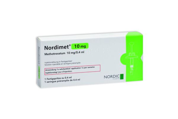 Nordimet sol inj 10 mg/0.4ml seringue préremplie