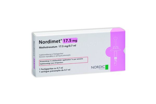 Nordimet sol inj 17.5 mg/0.7ml seringue préremplie