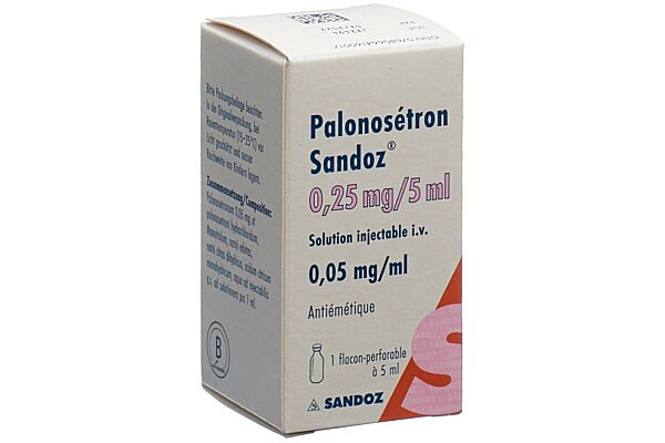 Palonosétron Sandoz sol inj 0.25 mg/5ml vial 5 ml