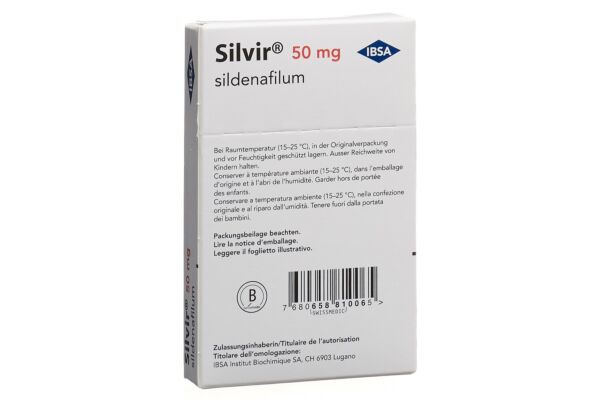 Silvir film orodisp 50 mg 4 pce
