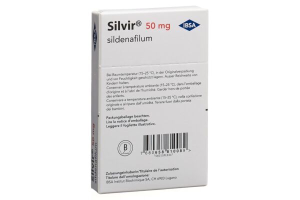 Silvir Schmelzfilm 50 mg 12 Stk