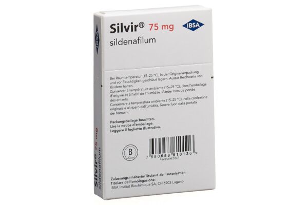 Silvir Schmelzfilm 75 mg 12 Stk