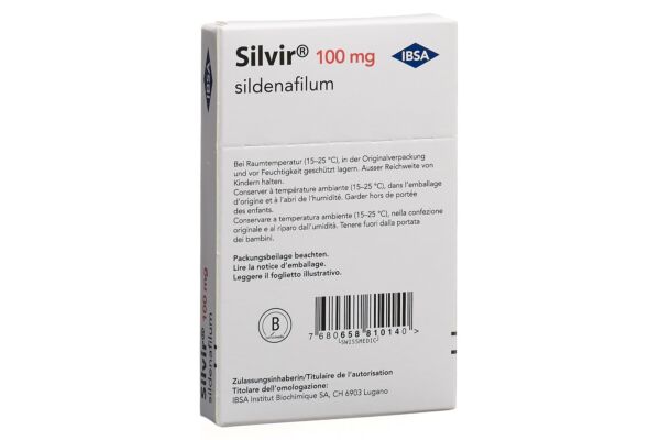 Silvir Schmelzfilm 100 mg 4 Stk