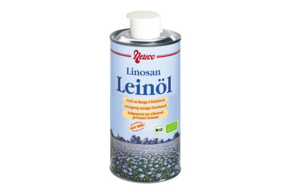 Neuco huile de lin non raffinée bio bte 500 ml