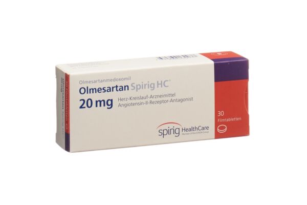 Olmesartan Spirig HC Filmtabl 20 mg 30 Stk