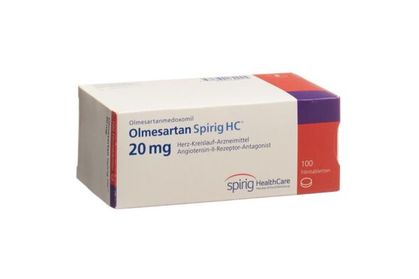 Olmesartan Spirig HC Filmtabl 20 mg 100 Stk