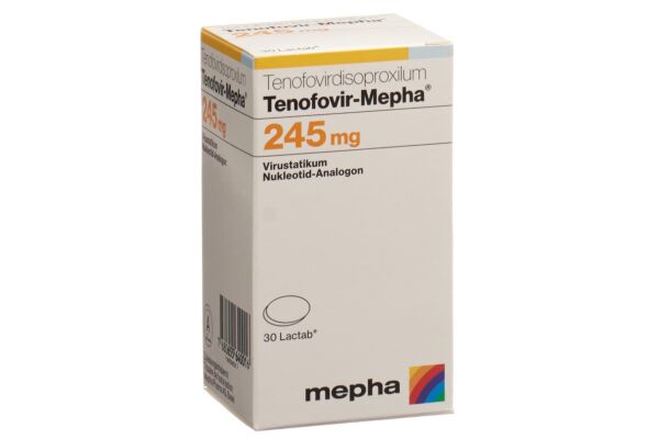 Tenofovir-Mepha Lactab 245 mg bte 30 pce