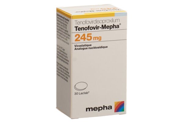 Tenofovir-Mepha Lactab 245 mg bte 30 pce