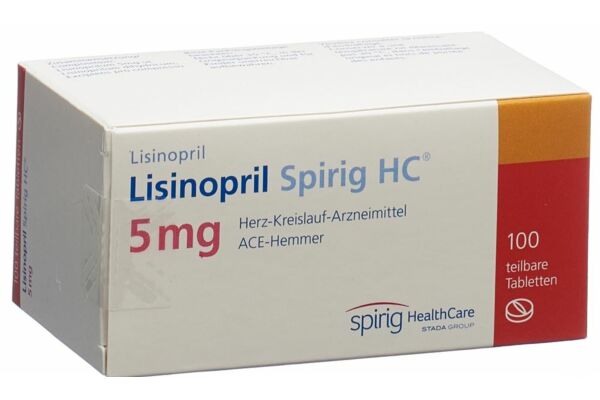 Lisinopril Spirig HC Tabl 5 mg 100 Stk