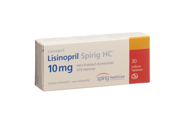 Lisinopril Spirig HC cpr 10 mg 30 pce