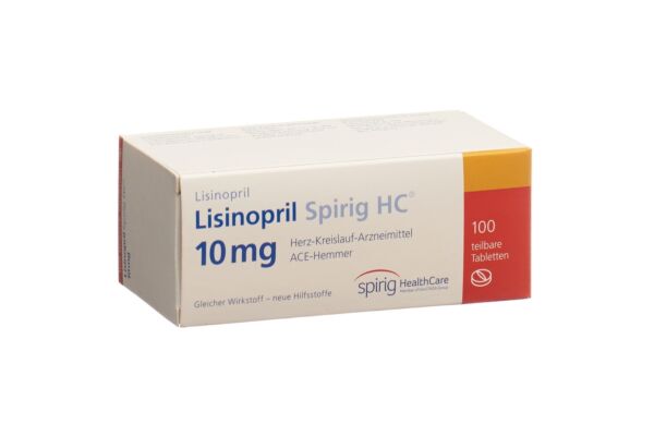Lisinopril Spirig HC Tabl 10 mg 100 Stk