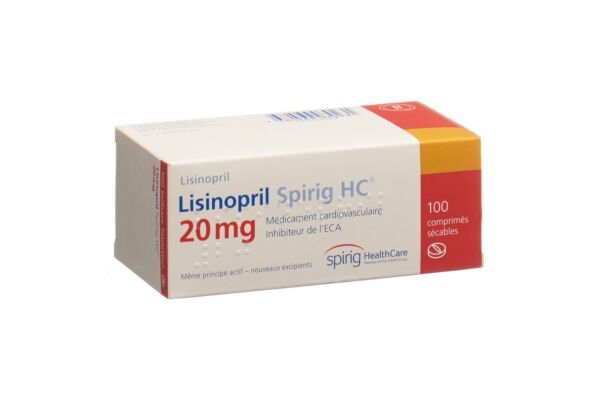 Lisinopril Spirig HC cpr 20 mg 100 pce