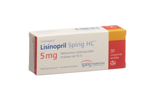 Lisinopril Spirig HC cpr 5 mg 30 pce