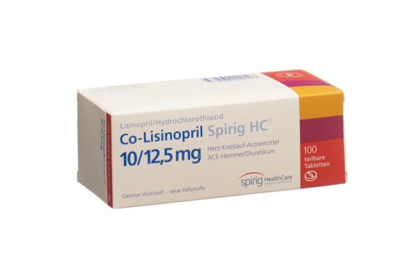 Co-Lisinopril Spirig HC Tabl 10/12.5 mg 100 Stk