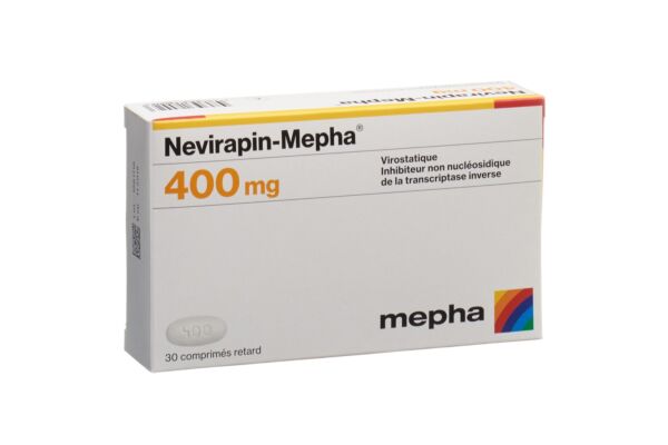 Nevirapin-Mepha Ret Tabl 400 mg Blist 30 Stk