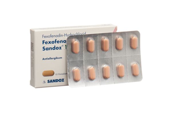 Fexofenadin Sandoz Filmtabl 120 mg 10 Stk
