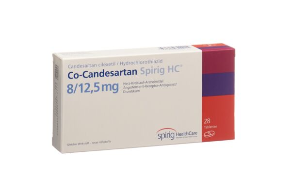Co-Candésartan Spirig HC cpr 8/12.5mg 28 pce
