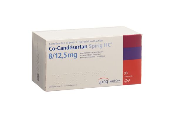 Co-Candésartan Spirig HC cpr 8/12.5mg 98 pce