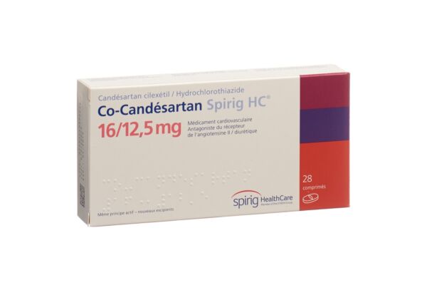 Co-Candesartan Spirig HC Tabl 16/12.5mg 28 Stk