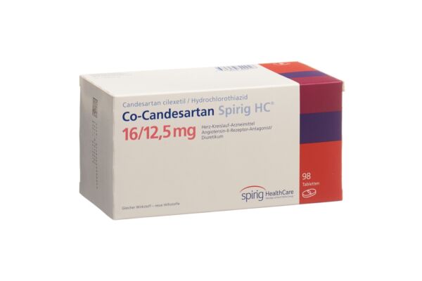 Co-Candésartan Spirig HC cpr 16/12.5mg 98 pce