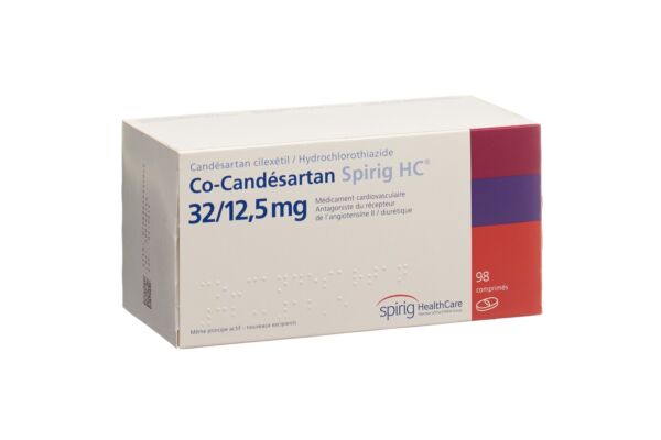 Co-Candesartan Spirig HC Tabl 32/12.5mg 98 Stk