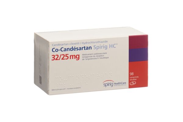 Co-Candésartan Spirig HC cpr 32/25mg 98 pce