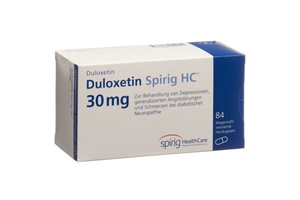 Duloxétine Spirig HC caps 30 mg 84 pce