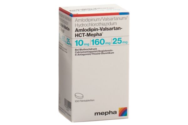 Amlodipin-Valsartan-HCT-Mepha cpr pell 10mg/160mg/25mg 100 pce