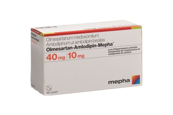 Olmesartan-Amlodipin-Mepha cpr pell 40mg/10mg 98 pce
