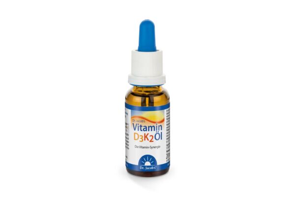 Dr. Jacob's Vitamine D3K2 huile 20 ml