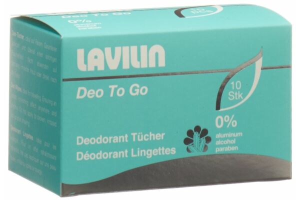 Lavilin Deodorant lingettes box 10 pce