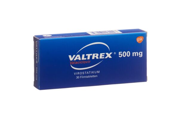 Valtrex Filmtabl 500 mg 30 Stk