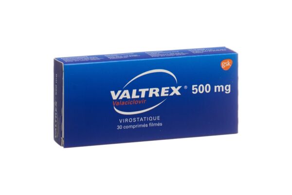 Valtrex cpr pell 500 mg 30 pce