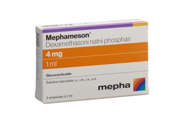 Mephameson Inj Lös 4 mg/ml 3 Amp 1 ml
