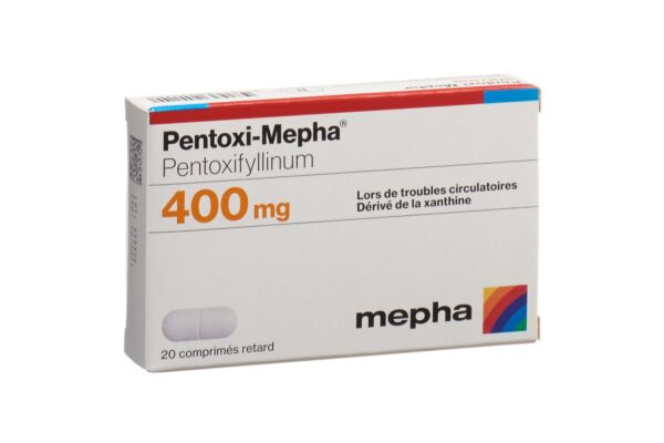Pentoxi-Mepha cpr ret 400 mg 20 pce