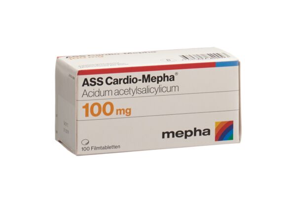 ASS Cardio-Mepha Filmtabl 100 mg 100 Stk