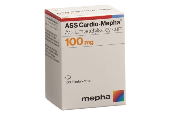 ASS Cardio-Mepha cpr pell 100 mg bte 100 pce